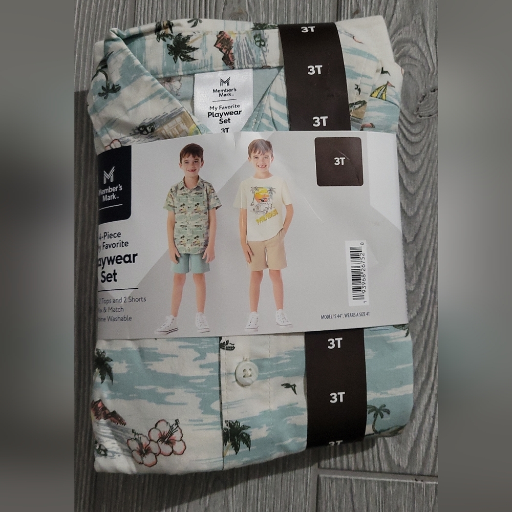 Members mark 2 pack boys summer outfits